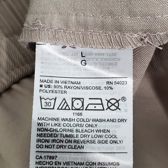 Old Navy Taupe Casual Wear Pull-On Hemisphere High-Rise Joggers NEW NWT Size L - Picture 8 of 10